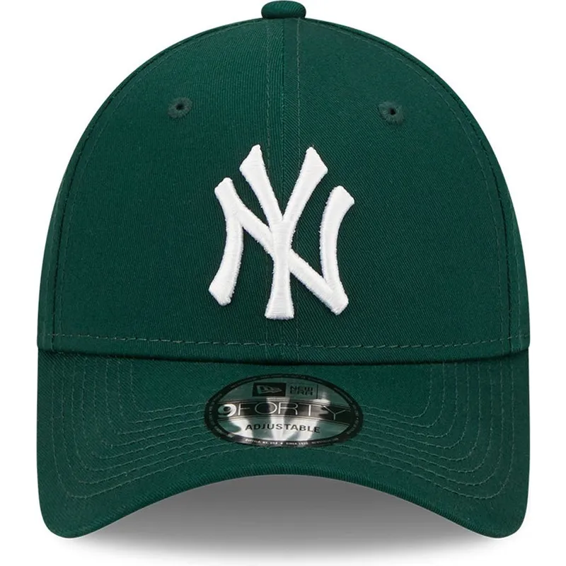 cap-ivelt-zelen-reguliruema-lenta-9forty-league-essential-new-york-yankees-mlb-new-era