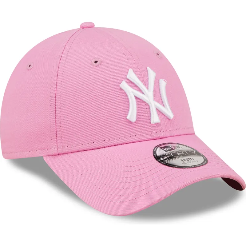 sapkak-ivelt-rozsaszin-allithato-gyereknek-9forty-league-essential-new-york-yankees-mlb-new-era sapkak-ivelt-rozsaszin-allithato-gyereknek-9forty-league-essential-new-york-yankees-mlb-new-era
