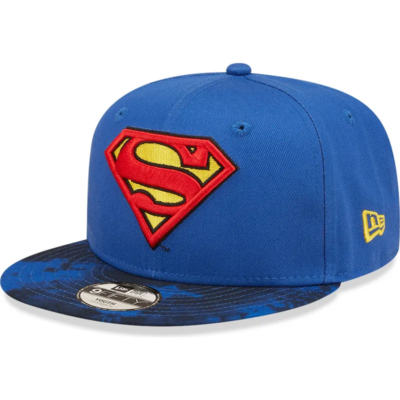 sapkak-lapos-kek-snapback-gyereknek-9fifty-superman-dc-comics-new-era