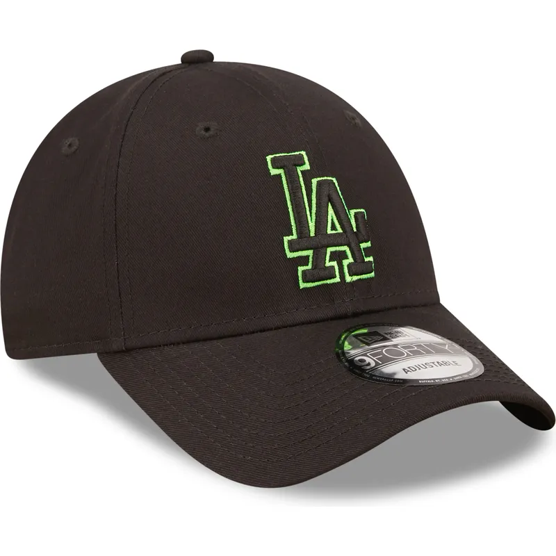 sapkak-ivelt-fekete-allithato-9forty-neon-outline-los-angeles-dodgers-mlb-new-era