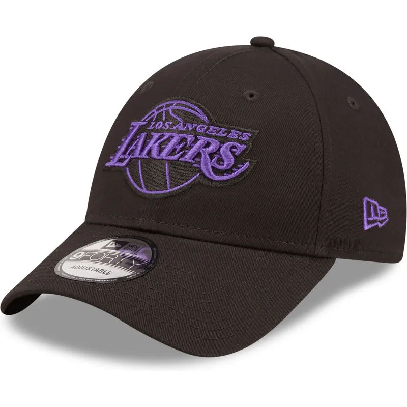 sapkak-ivelt-fekete-allithato-9forty-neon-outline-los-angeles-lakers-nba-new-era
