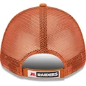 verstellbare-orangefarbene-trucker-kappe-a-frame-home-field-der-las-vegas-raiders-nfl-von-new-era