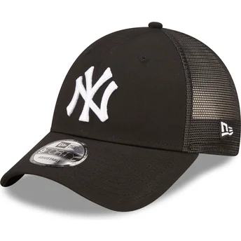 Cap ívelt черен регулируема лента A Frame Home Field New York Yankees MLB New Era