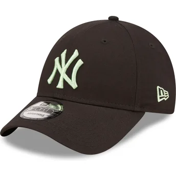 Cap ívelt черен регулируема лента 9FORTY League Essential New York Yankees MLB New Era