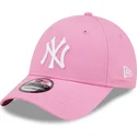 sapkak-ivelt-rozsaszin-allithato-9forty-league-essential-new-york-yankees-mlb-new-era