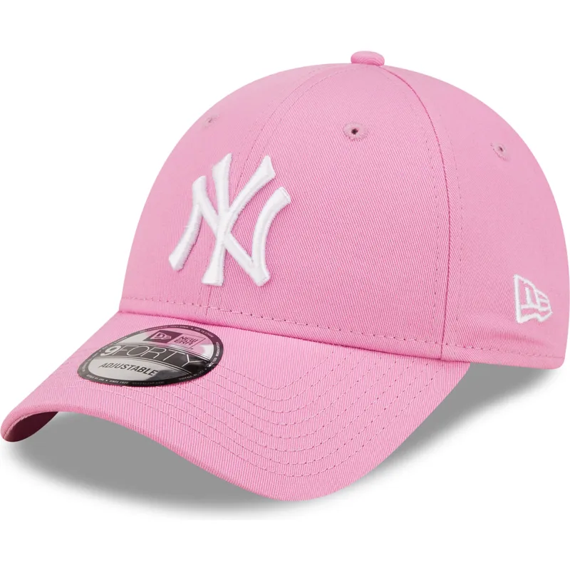 sapkak-ivelt-rozsaszin-allithato-9forty-league-essential-new-york-yankees-mlb-new-era