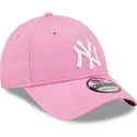 sapkak-ivelt-rozsaszin-allithato-9forty-league-essential-new-york-yankees-mlb-new-era