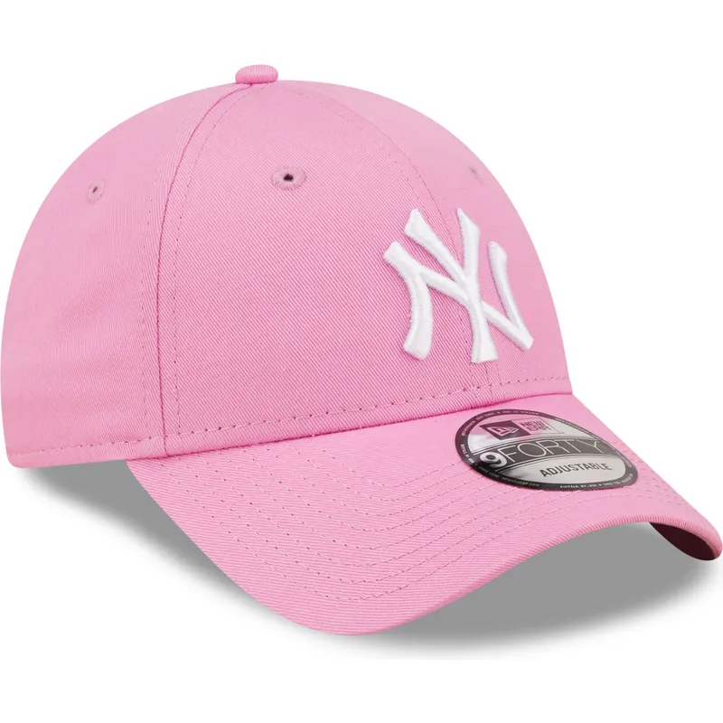 sapkak-ivelt-rozsaszin-allithato-9forty-league-essential-new-york-yankees-mlb-new-era