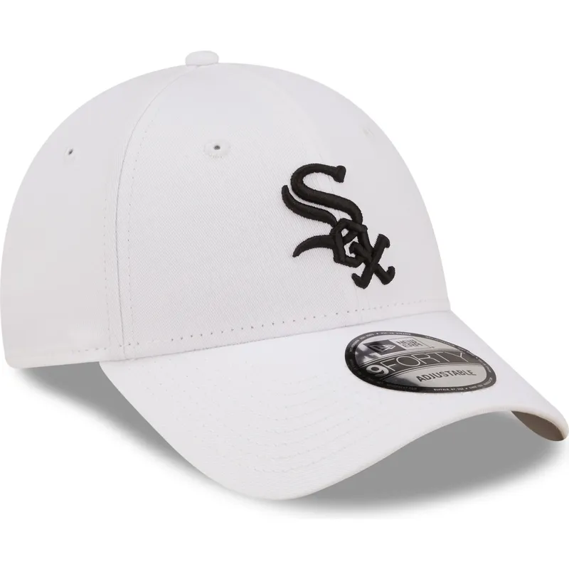 cap-ivelt-byal-reguliruema-lenta-negro-9forty-league-essential-chicago-white-sox-mlb-new-era