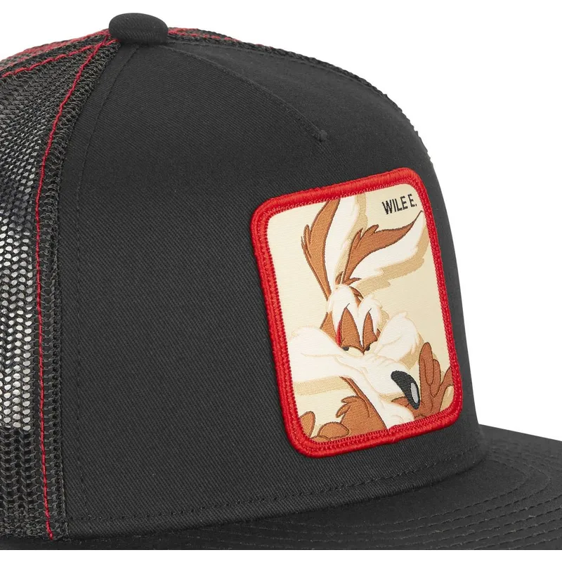 cap-lapos-cheren-snapbek-kojot-looney-tunes-capslab