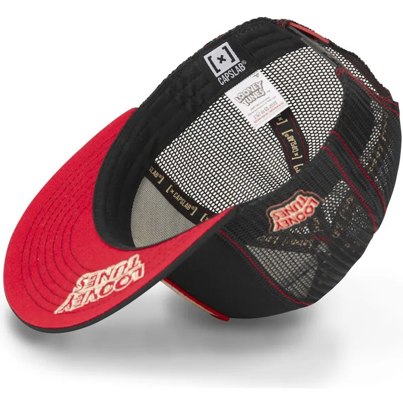 cap-lapos-cheren-snapbek-kojot-looney-tunes-capslab