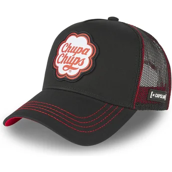 Sapkák ívelt fekete snapback CC1 Chupa Chups Capslab