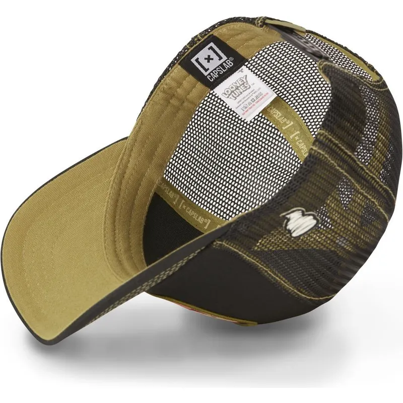 braune-trucker-cap-tasmanischer-teufel-ta1-looney-tunes-von-capslab