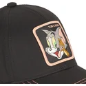 schwarze-verstellbare-curved-cap-tom-und-jerry-tj3-looney-tunes-von-capslab