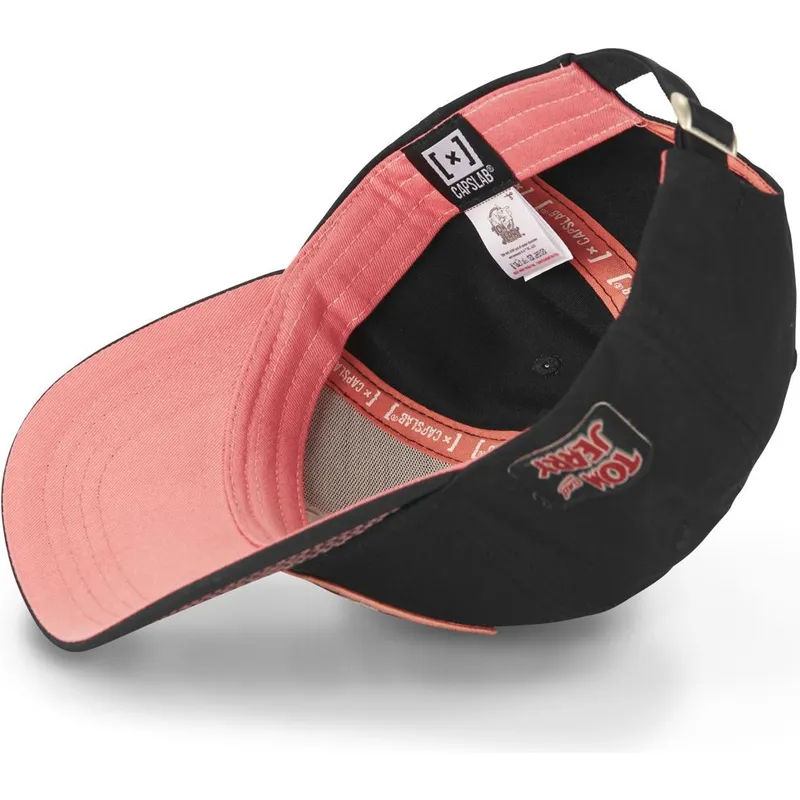 schwarze-verstellbare-curved-cap-tom-und-jerry-tj3-looney-tunes-von-capslab