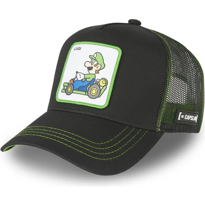 sapkak-ivelt-fekete-snapback-kart-lui1-bros-luigi-super-mario-bros-capslab sapkak-ivelt-fekete-snapback-kart-lui1-bros-luigi-super-mario-bros-capslab