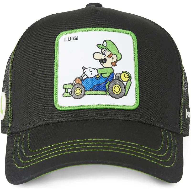 sapkak-ivelt-fekete-snapback-kart-lui1-bros-luigi-super-mario-bros-capslab sapkak-ivelt-fekete-snapback-kart-lui1-bros-luigi-super-mario-bros-capslab
