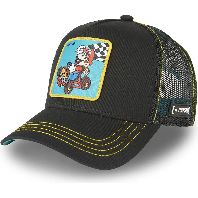 sapkak-ivelt-fekete-snapback-kart-vic1-bros-mario-super-mario-bros-capslab sapkak-ivelt-fekete-snapback-kart-vic1-bros-mario-super-mario-bros-capslab