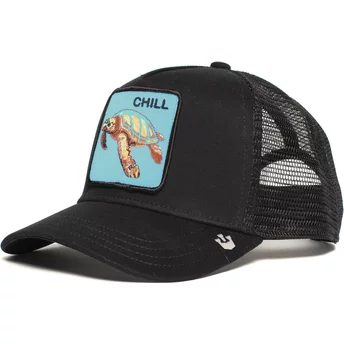 Goorin Bros. Turtle Chill The Farm Black Trucker Hat