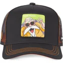 capslab-master-roshi-db3-kam1-dragon-ball-black-trucker-hat