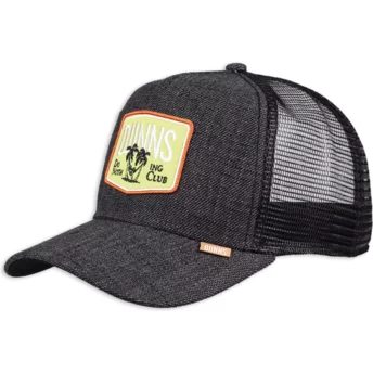 Djinns Do Nothing Club HFT DNC RoughCanvas Black Trucker Hat
