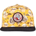 sapkak-lapos-sarga-snapback-lucky-cat-linen-djinns
