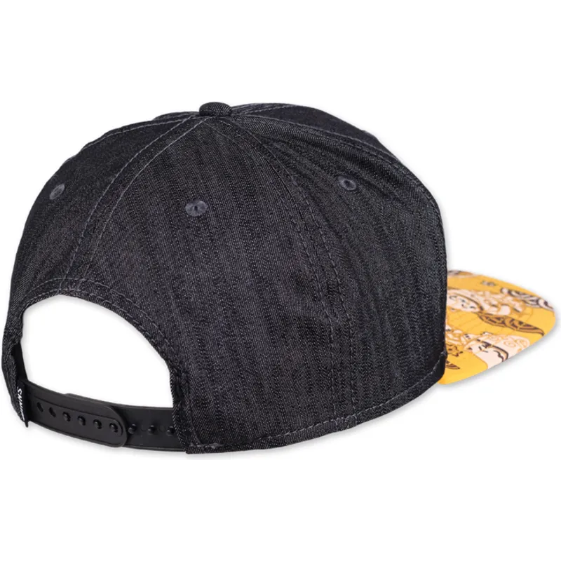 sapkak-lapos-fekete-snapback-lucky-cat-linen-rev-djinns sapkak-lapos-fekete-snapback-lucky-cat-linen-rev-djinns