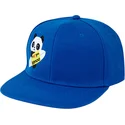 blaue-flatcap-snapback-panda-by-domingo-zapata-von-kimoa