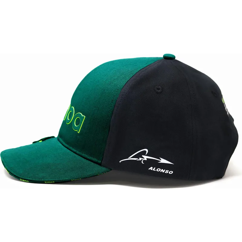 sapkak-ivelt-zold-allithato-aston-martin-formula-1-kimoa