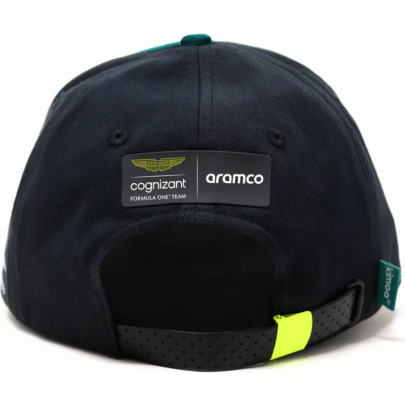 sapkak-ivelt-zold-allithato-aston-martin-formula-1-kimoa