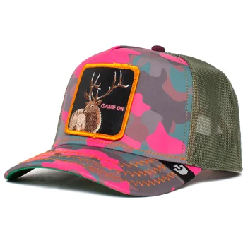 goorin-bros-trucker-cap-rosa-tarnmuster-hirsch-game-on-elk-season-dreams-the-farm