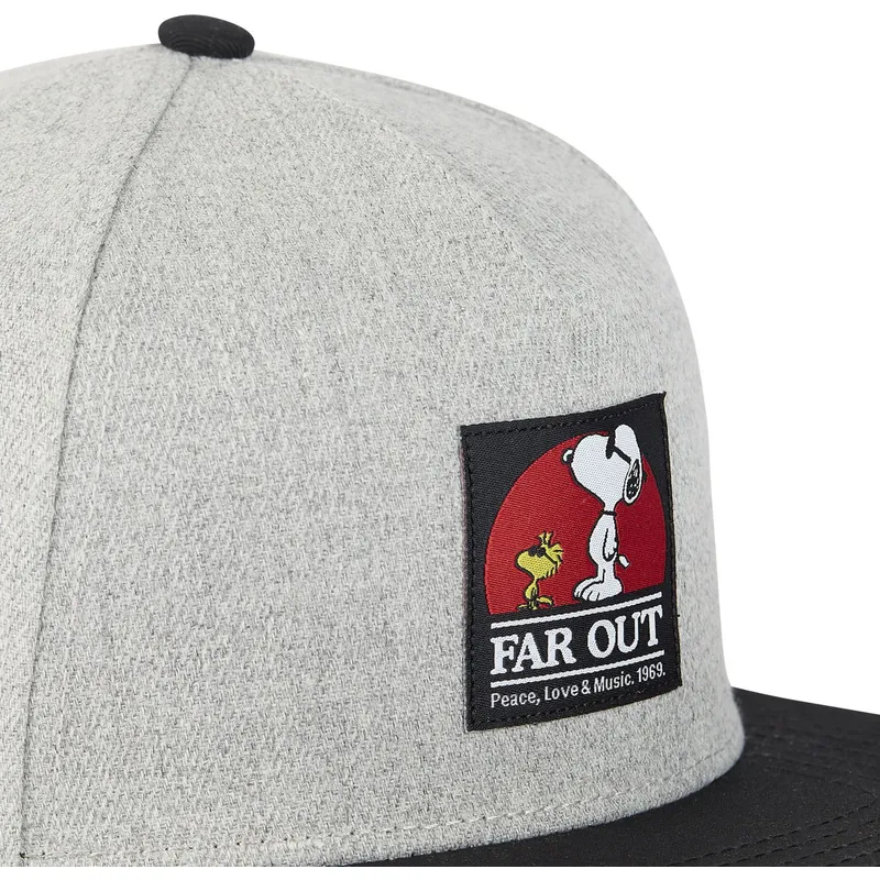 sapkak-lapos-szurke-snapback-far-out-naw3-snoopy-foldimogyoro-capslab sapkak-lapos-szurke-snapback-far-out-naw3-snoopy-foldimogyoro-capslab