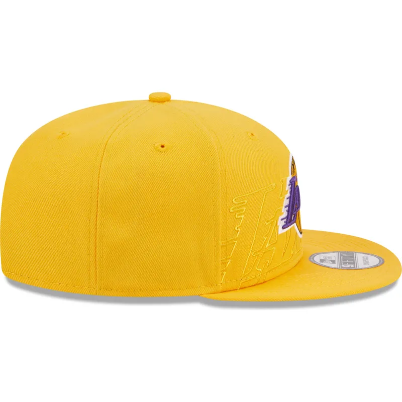 sapkak-lapos-sarga-snapback-9fifty-draft-edition-2023-los-angeles-lakers-nba-new-era