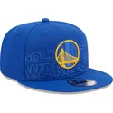 sapkak-lapos-kek-snapback-9fifty-draft-edition-2023-golden-state-warriors-nba-new-era