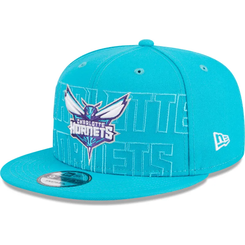 sapkak-lapos-kek-snapback-9fifty-draft-edition-2023-charlotte-hornets-nba-new-era