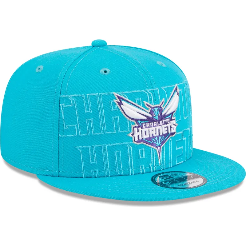 sapkak-lapos-kek-snapback-9fifty-draft-edition-2023-charlotte-hornets-nba-new-era