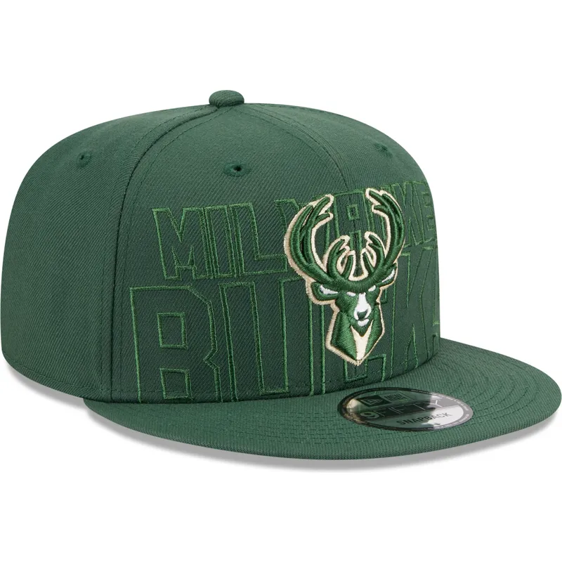 sapkak-lapos-zold-snapback-9fifty-draft-edition-2023-milwaukee-bucks-nba-new-era