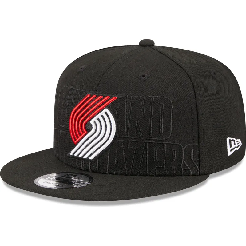 sapkak-lapos-fekete-snapback-9fifty-draft-edition-2023-portland-trail-blazers-nba-new-era