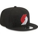 sapkak-lapos-fekete-snapback-9fifty-draft-edition-2023-portland-trail-blazers-nba-new-era