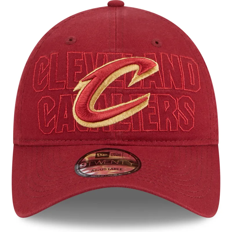 cap-ivelt-cherven-reguliruema-lenta-9twenty-draft-edition-2023-cleveland-cavaliers-nba-new-era