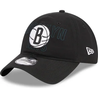 Sapkák ívelt fekete állítható pánt 9TWENTY Draft Edition 2023 Brooklyn Nets NBA New Era