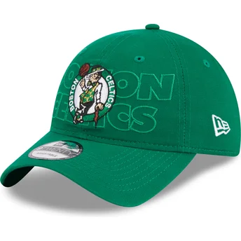 Sapkák ívelt zöld állítható pánt 9TWENTY Draft Edition 2023 Boston Celtics NBA New Era