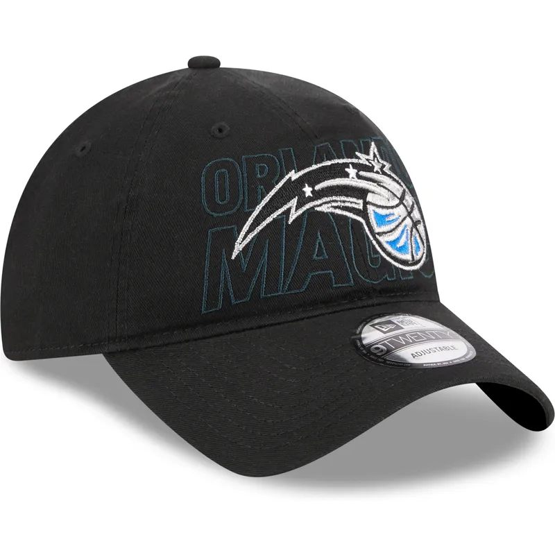 svart-bojd-justerbar-keps-9twenty-draft-edition-2023-fran-orlando-magic-nba-av-new-era