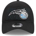 schwarze-verstellbare-gebogene-kappe-9twenty-draft-edition-2023-von-orlando-magic-nba-von-new-era