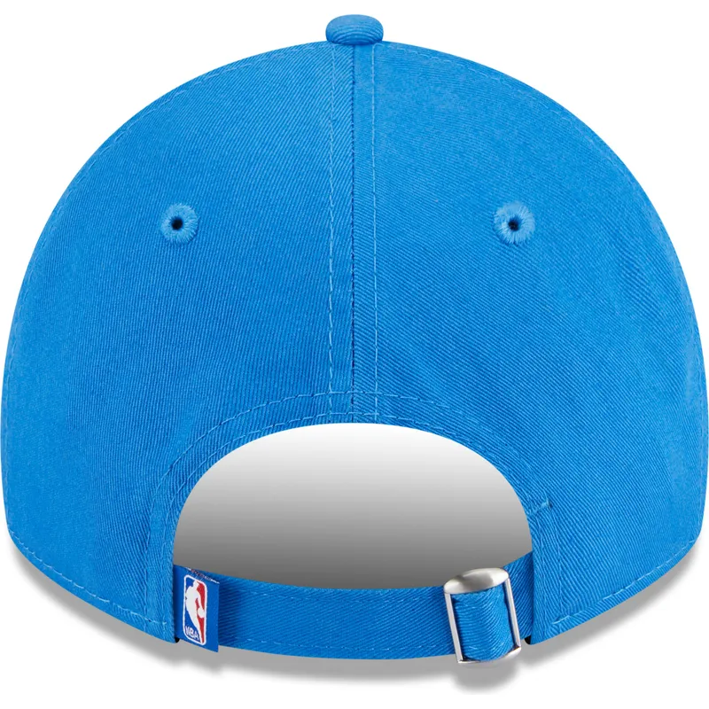 blaue-verstellbare-curved-cap-9twenty-draft-edition-2023-der-oklahoma-city-thunder-nba-von-new-era