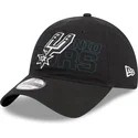 sapkak-ivelt-fekete-allithato-pant-9twenty-draft-edition-2023-san-antonio-spurs-nba-new-era