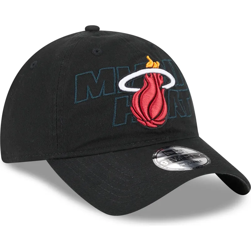 sapkak-ivelt-fekete-allithato-pant-9twenty-draft-edition-2023-miami-heat-nba-new-era