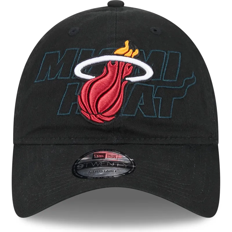 sapkak-ivelt-fekete-allithato-9twenty-draft-edition-2023-miami-heat-nba-new-era