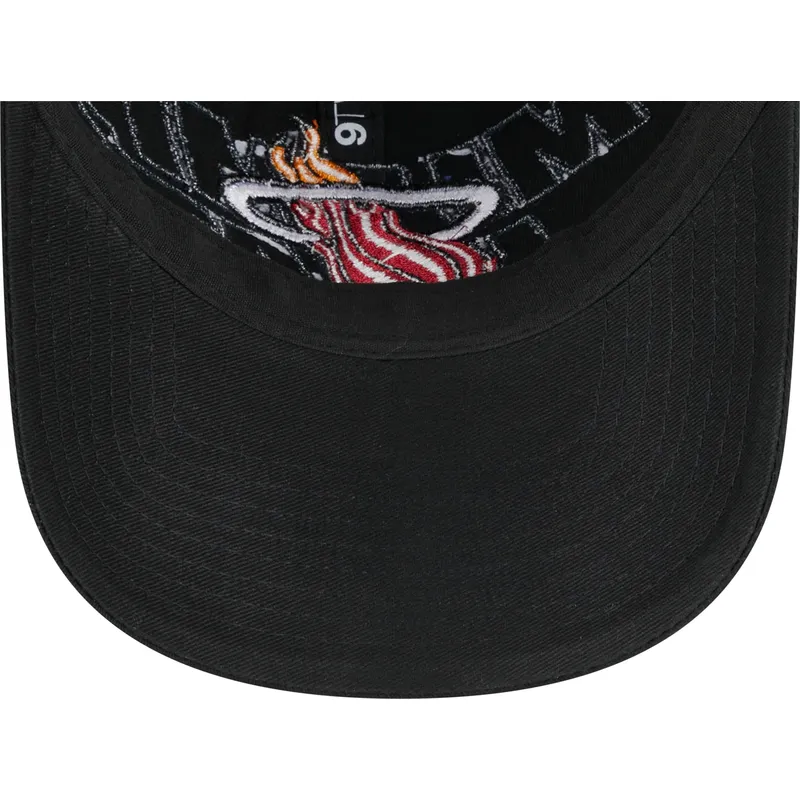 sapkak-ivelt-fekete-allithato-9twenty-draft-edition-2023-miami-heat-nba-new-era