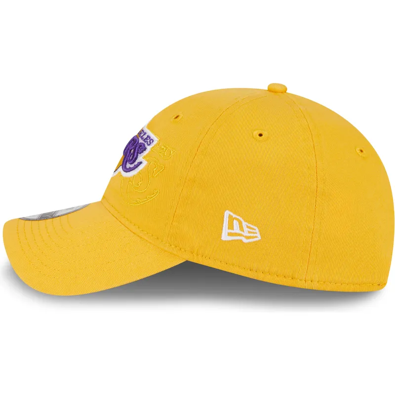 sapkak-ivelt-sarga-allithato-9twenty-draft-edition-2023-los-angeles-lakers-nba-new-era